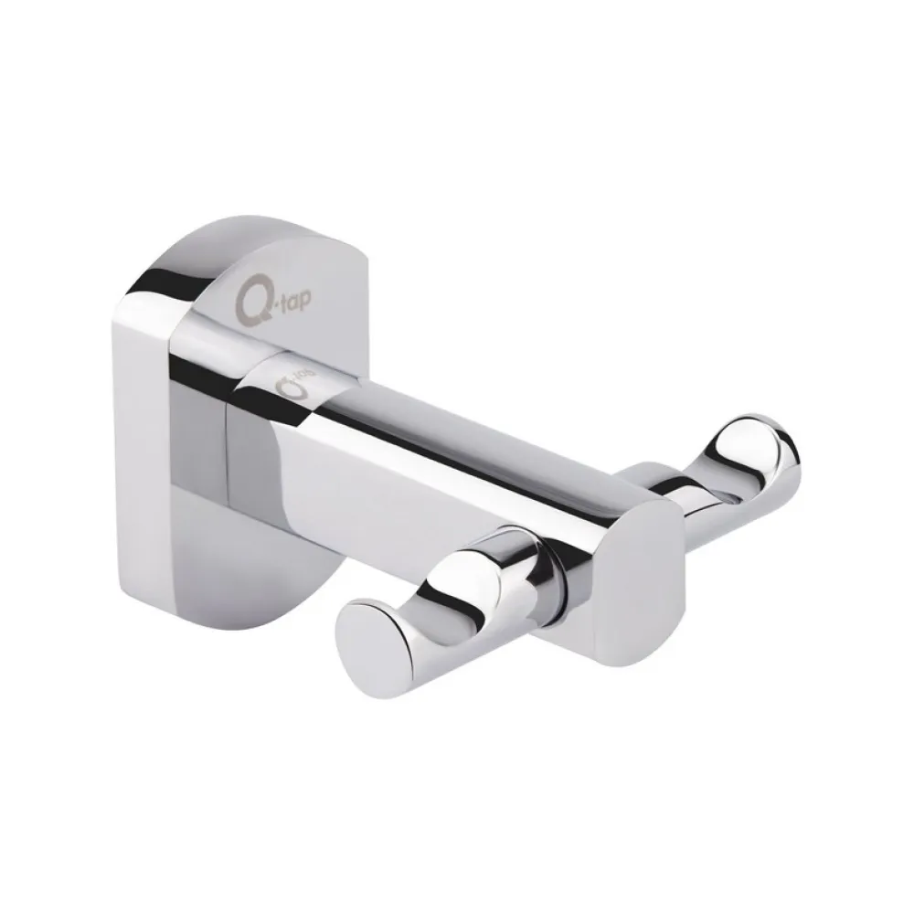 Гачок Liberty, Chrome подвійний QTLIBCRM1154 Qtap, фото 1