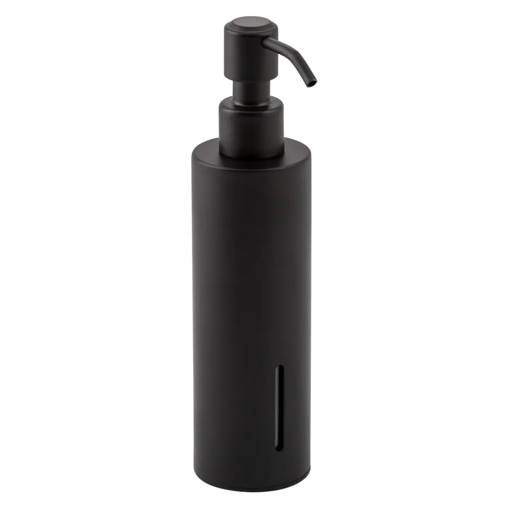 Дозатор для рідкого мила Liberty, Black QTLIBBLM11521 Qtap, фото 1