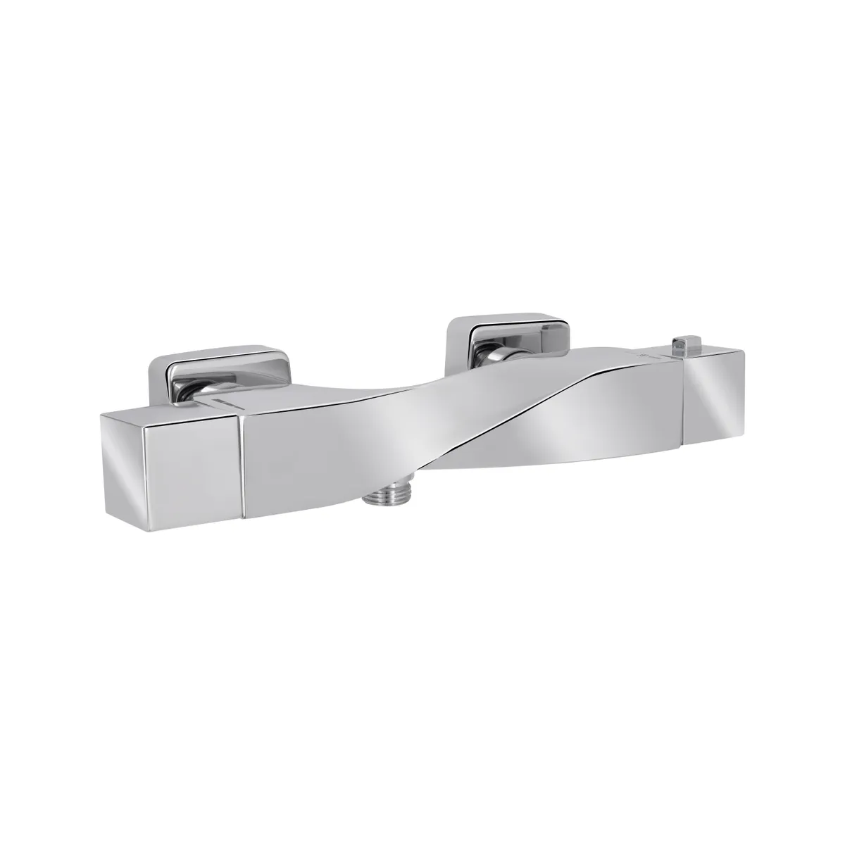 Змішувач для душу Zkrouceny, Chrome термостатичний QTZKR40T105C Chrome Qtap, фото 1