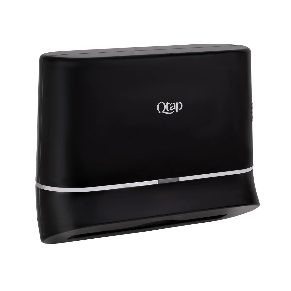Тримач для паперових рушників Pohodli, 300 мм, Black QTDR600BP Qtap, фото 1