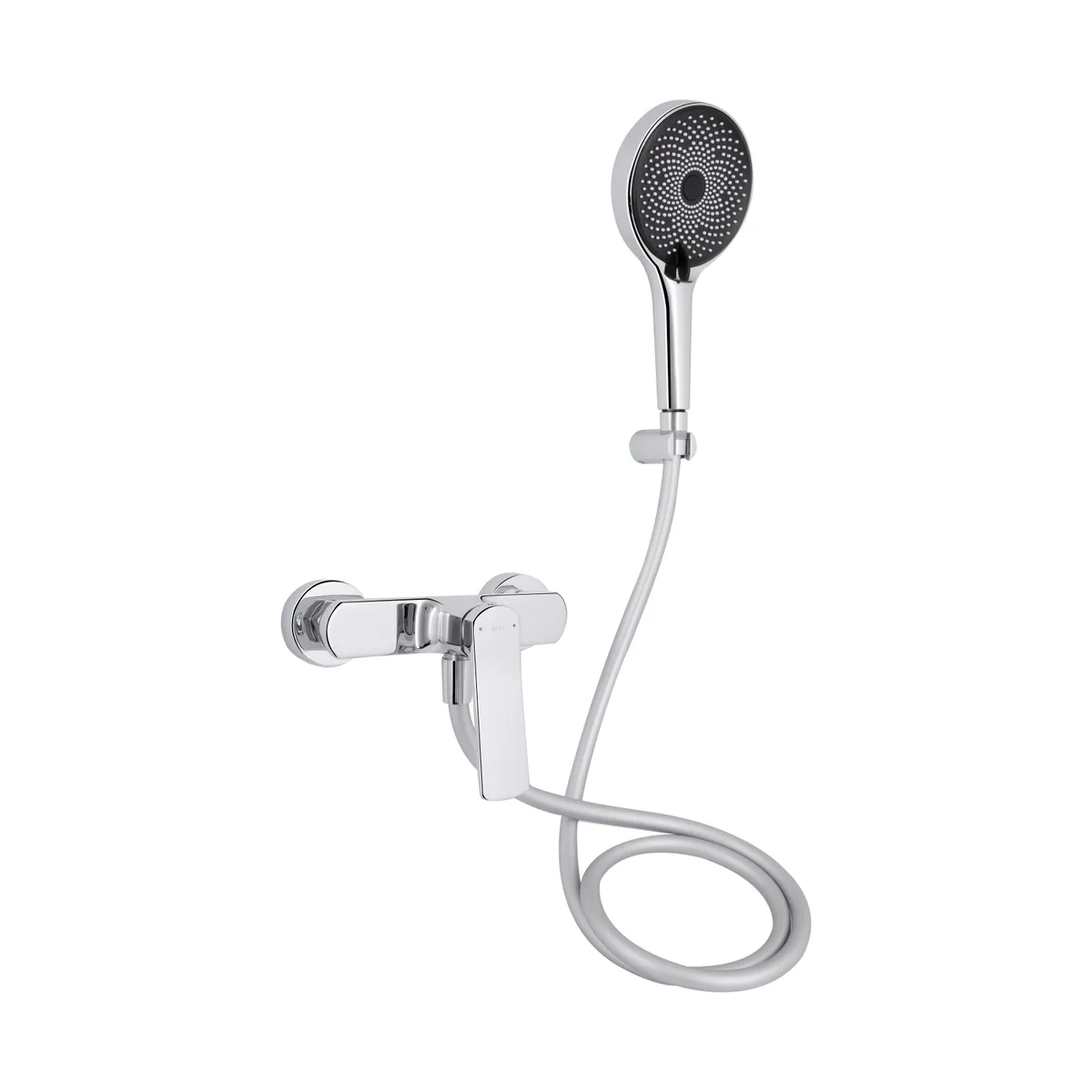 Змішувач для душу Slavonice, Chrome (k35) з душовим гарнітуром QTSLV4042103C Qtap, фото 1