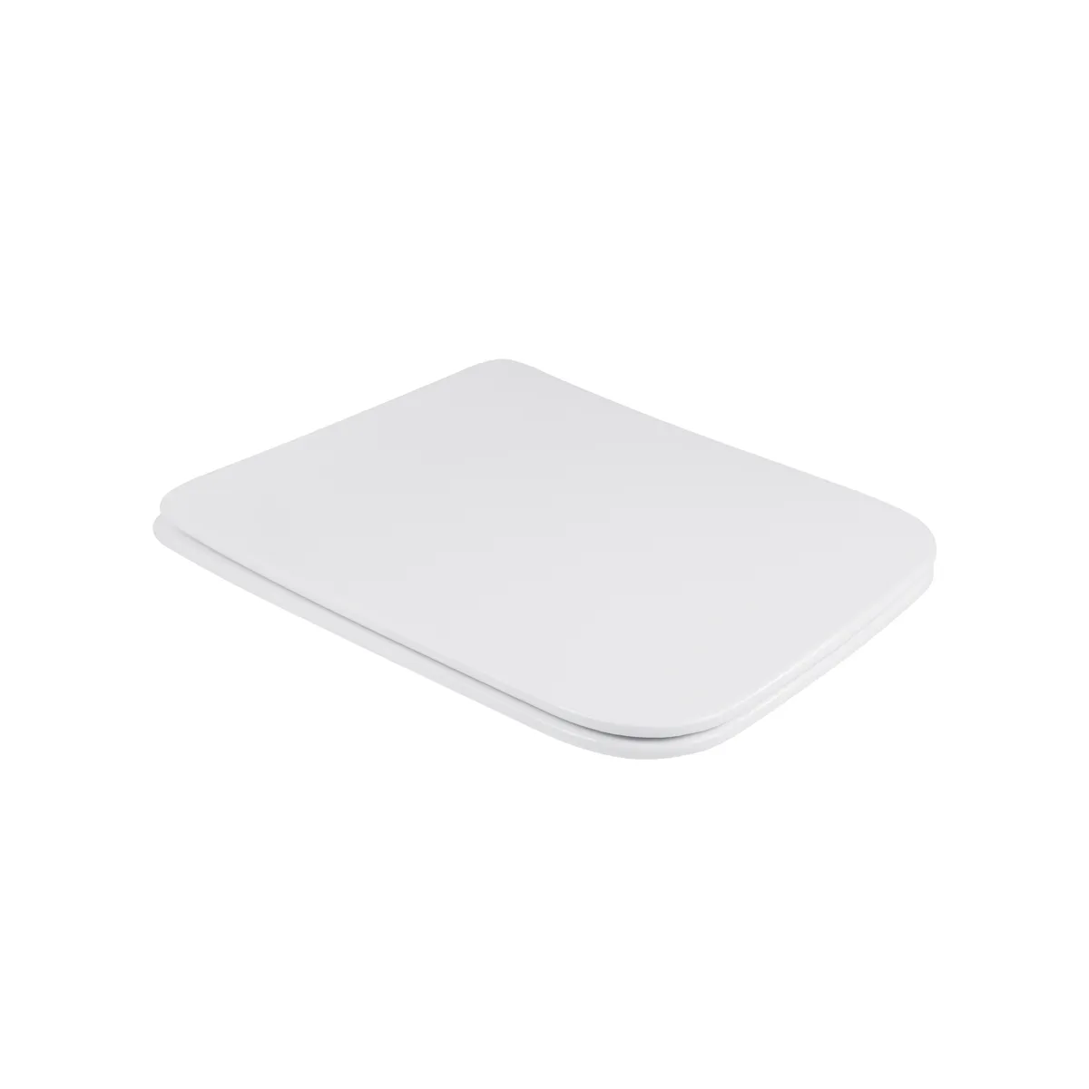 Сидіння для унітаза (Kalao) 345х445х45 мм, White, з мікроліфтом, Slim Duroplast, Quick Release QT08991213AW Qtap, фото 1