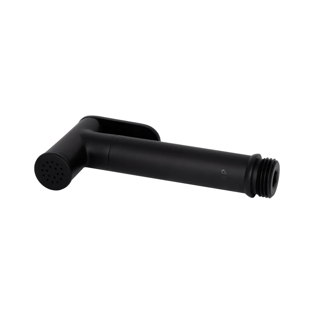 Лійка для гігієнічного душу Rucni, Matt Black округла QT889910842855OB Qtap, фото 1