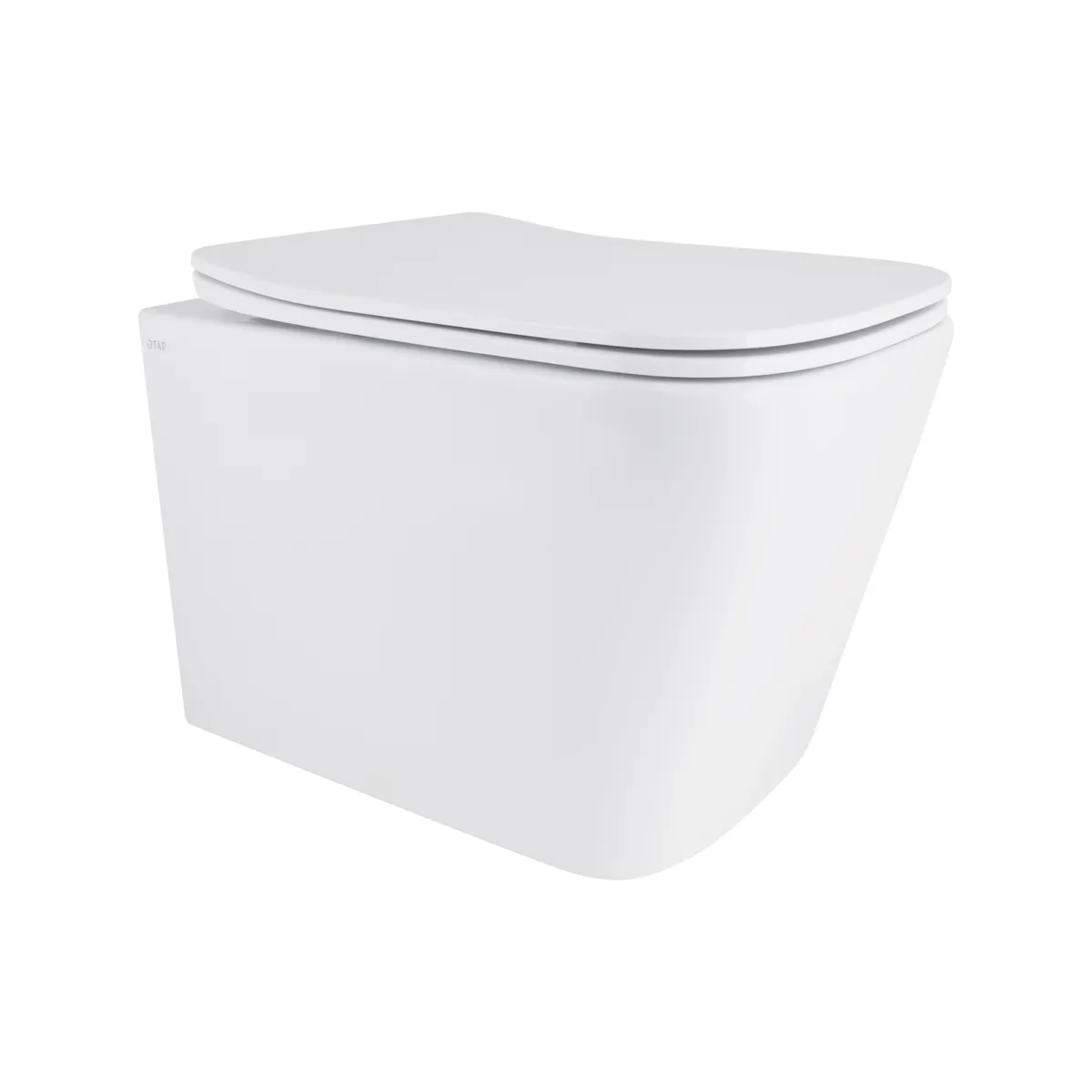 Унітаз підвісний Tern Ultra Quiet 490x365x325 мм, White, з сидінням Slim Duroplast/ Soft-close/ Quick Release QT17332303ASW Qtap, фото 1