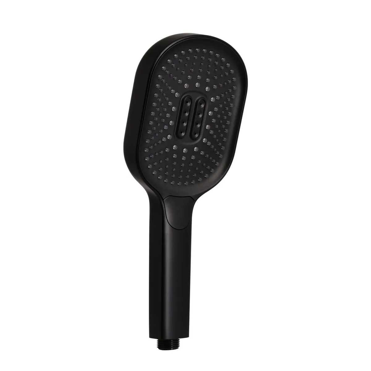 Лійка для ручного душу Rucni 140×110 мм, Matt Black округла QTRUC125BLM45961 Qtap, фото 1
