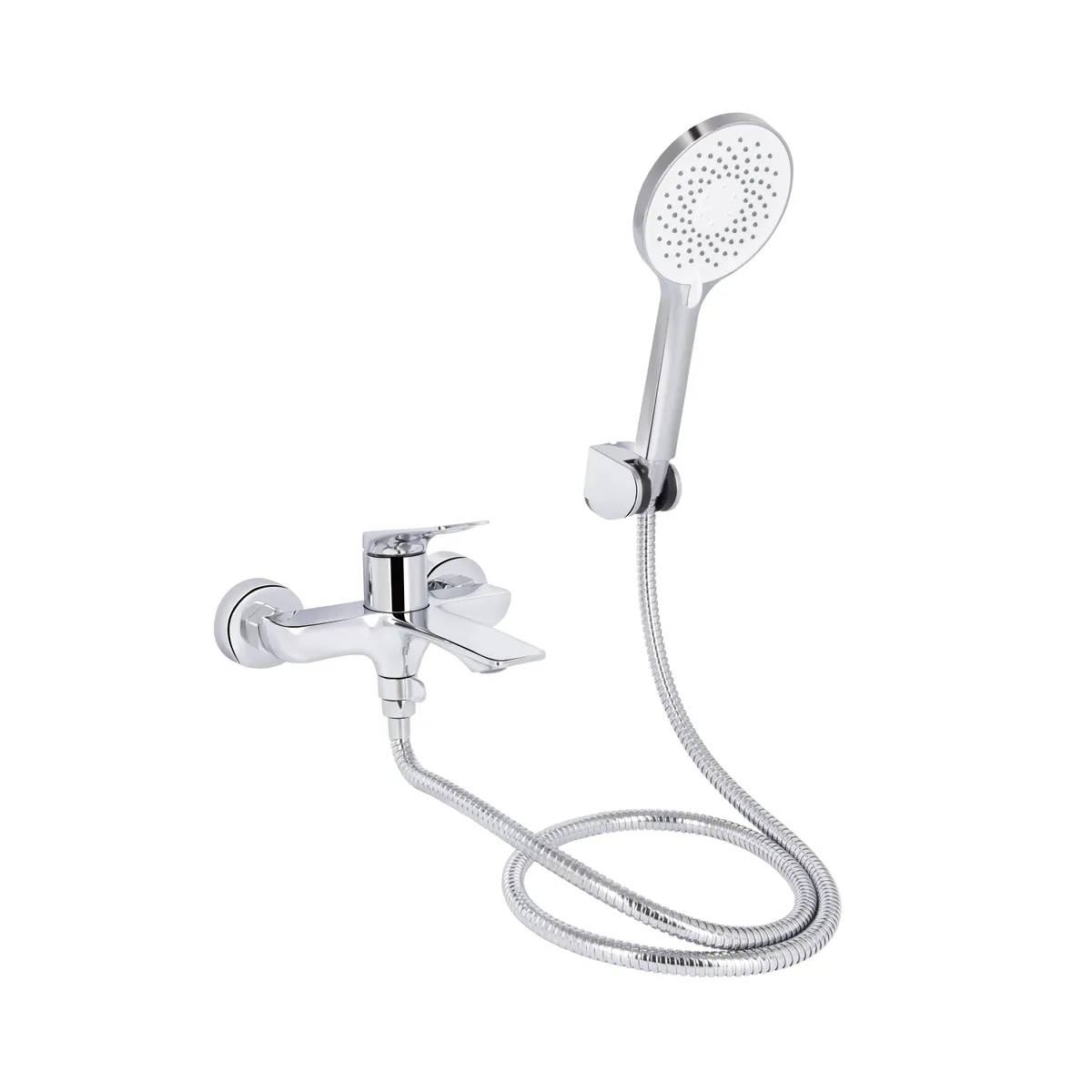 Змішувач для ванни Vlasta New, Chrome (k35) з душовим гарнітуром QTVLA259CRM45642 Qtap, фото 1