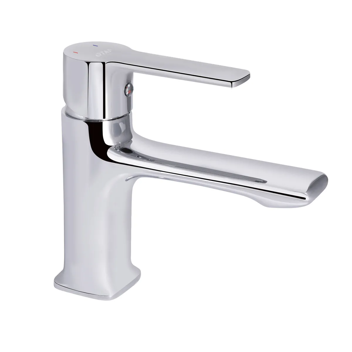 Змішувач для раковини низький Taurus, Chrome (k35) QTTAU270CRM45659 Qtap, фото 1