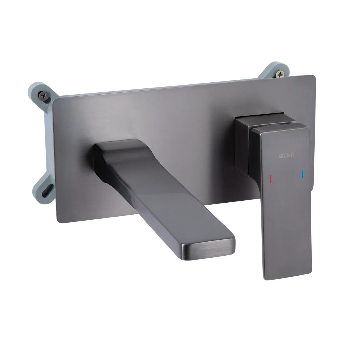 Змішувач для раковини прихованого монтажу Gemini, Gunmetal Black PVD (k35) QTGEM273GMB45695 Qtap, фото 1