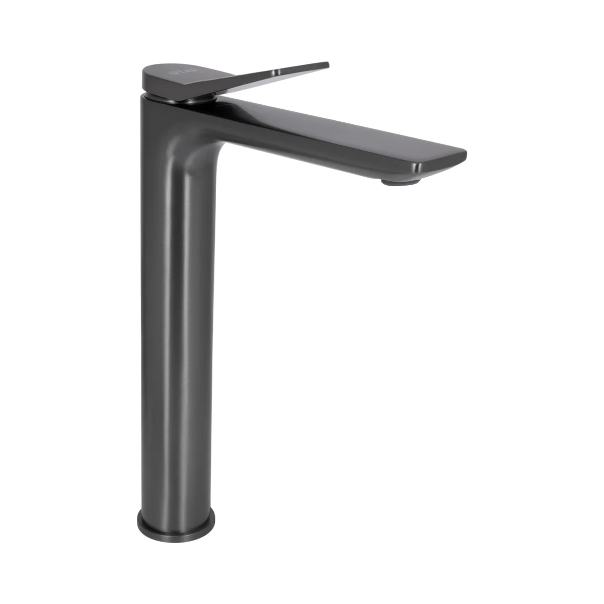 Змішувач для раковини високий Presto, Gunmetal Black (k35) QTPRE269GRP45582 Qtap, фото 1