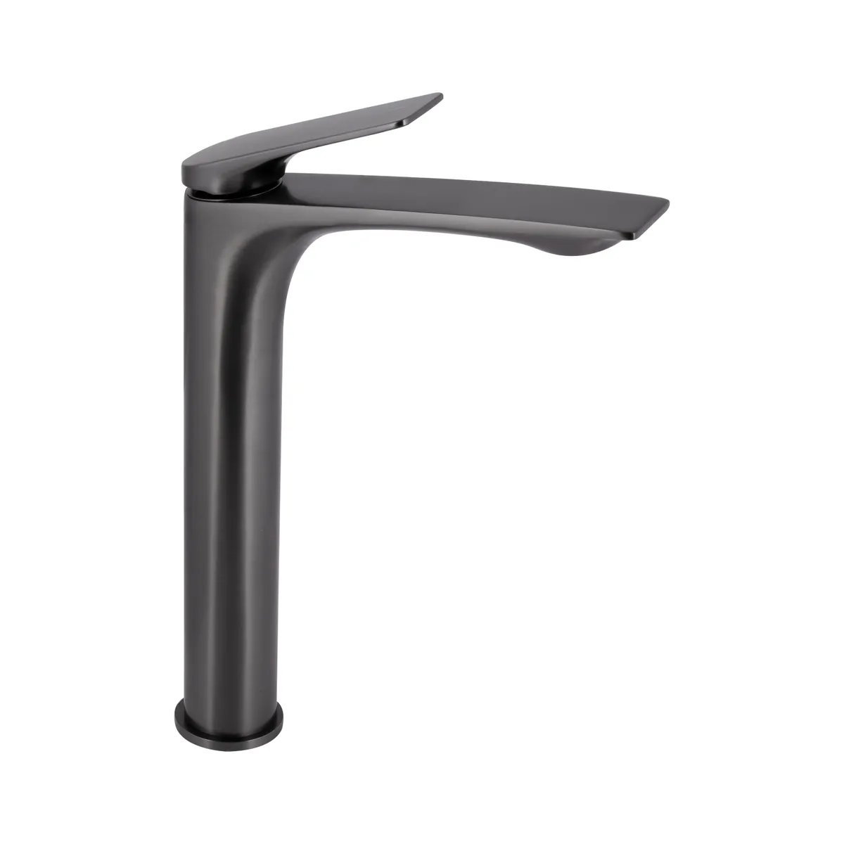 Змішувач для раковини високий Vlasta New, Gunmetal Black PVD (k35) QTVLA269GMB45653 Qtap, фото 1