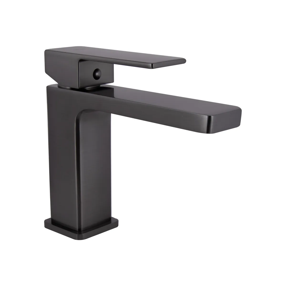 Змішувач для раковини низький Gemini, Gunmetal Black PVD (k35) QTGEM270GMB45676 Qtap, фото 1