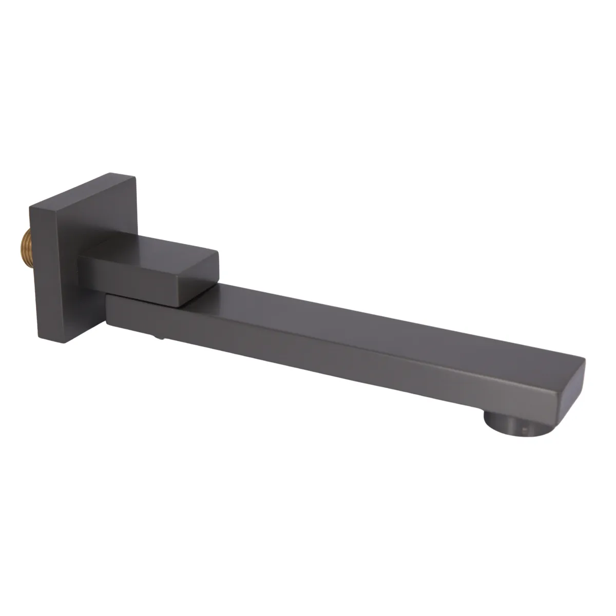 Вилив (59,4x59,4x247) для душової системи прихованого монтажу Gemini Gunmetal Black PVD QTGEM594594247GMB50130 Qtap, фото 1