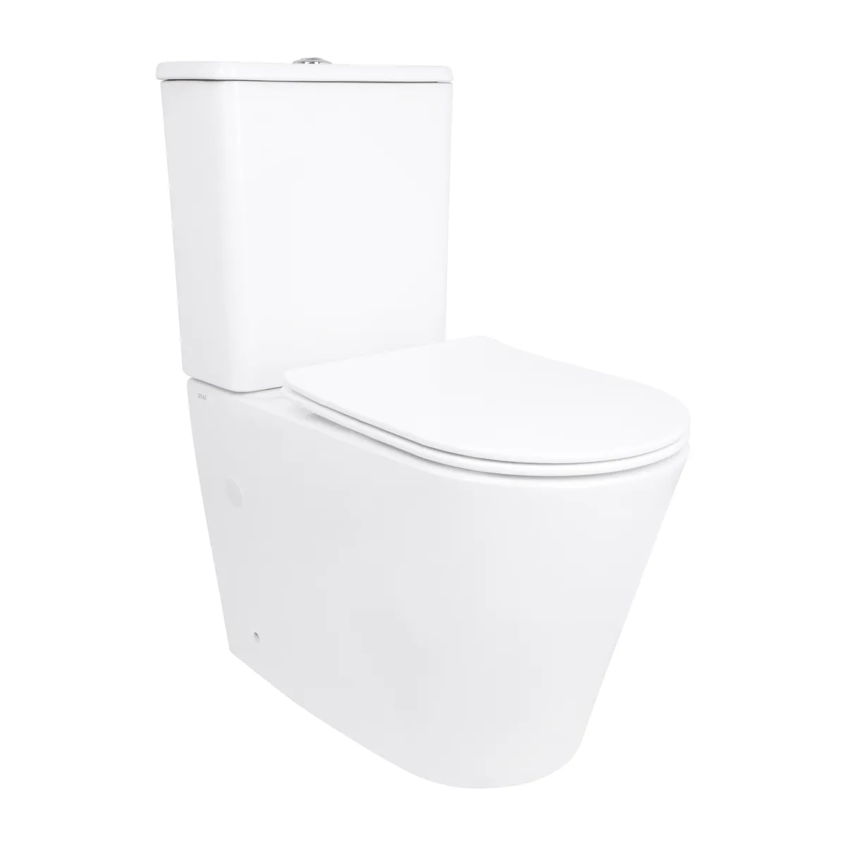 Унітаз підлоговий Arvin Ultra Quiet 630×350×795 мм, White, з сидінням Slim Duroplast / Soft-close / Quick Release QTARV27W49259 Qtap, фото 1