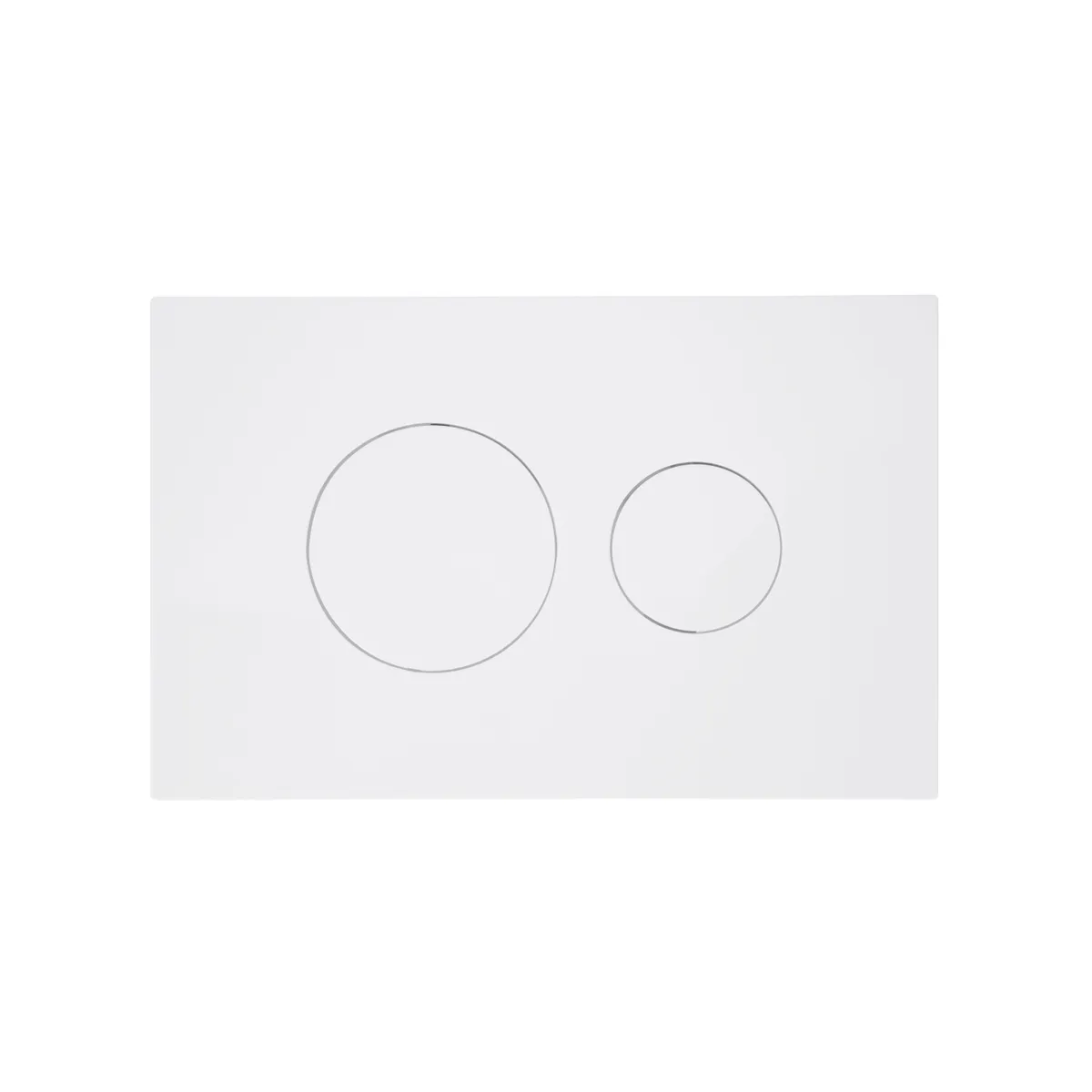 Клавіша змиву Standard 152x236x28 мм, White, кругла QTSTD164W49468 Qtap, фото 1