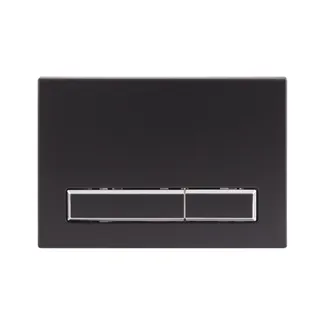 Клавіша змиву Nest 150x220x13 мм, Matt Black, лінійна QT0111M08V1091MB Qtap, фото 1