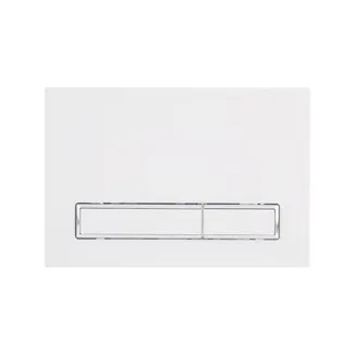 Клавіша змиву Nest 150x220x13 мм, White, лінійна QT0111M08V1384W Qtap, фото 1