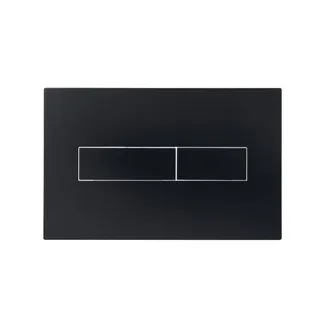 Клавіша змиву Standard 152x236x28 мм, Matt Black, лінійна QTSTD164BLM49473 Qtap, фото 1