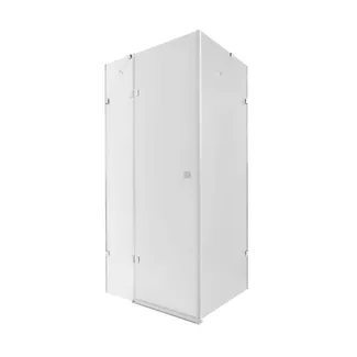 Душова кабіна Capricorn CRM1018RC6, 100x80 см, прямокутна, скло 6 мм Clear, CalcLess, розпашна, без піддону Qtap, фото 1