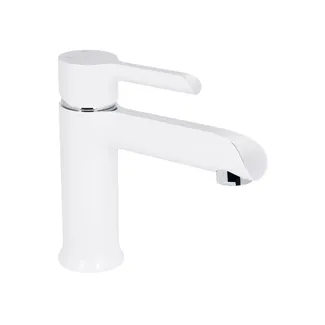 Змішувач для раковини низький Grand, Chrome/White (k35) QTGRAWCR001F Qtap, фото 1