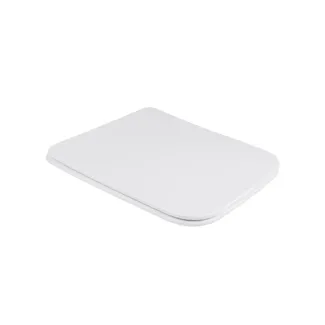 Сидіння для унітаза (Kalao) 345х445х45 мм, White, з мікроліфтом, Slim Duroplast, Quick Release QT08991213AW Qtap, фото 1