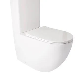 Чаша унітазу підлогового Jay 680×370×815 мм, White (без сидіння) QT07222176W1 Qtap, фото 1