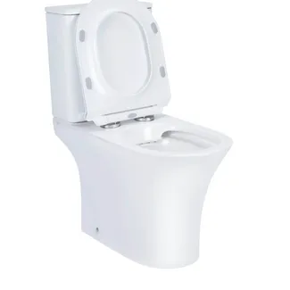 Чаша унітазу підлогового Presto Rimless 665х345х770 мм, White (без сидіння) QT24221217AW1 Qtap, фото 1