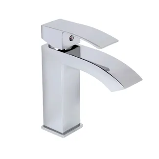 Змішувач для раковини низький Swan Cascada, Chrome (k35) QTSWA270CRM45564 Qtap, фото 1