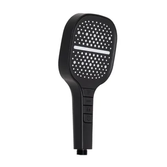 Лійка для ручного душу Rucni, 130x130 мм, Matt Black округла QTRUC125BLM45957 Qtap, фото 1