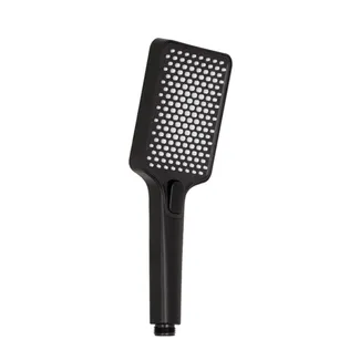 Лійка для ручного душу Rucni, 140x95 мм, Matt Black прямокутна QTRUC125BLM45959 Qtap, фото 1