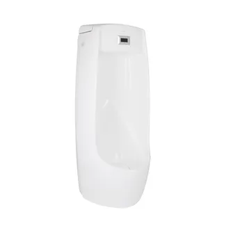 Пісуар підлоговий Scorpio 440x360x995 мм, White з ІК-датчиком автоматичного змивання, заднє підведення, нижній вихід QT1488101HW Qtap, фото 1