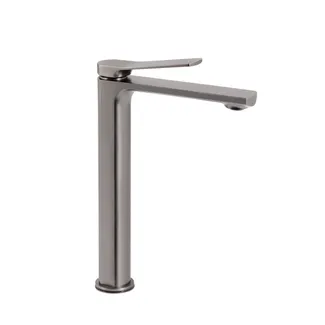 Змішувач для раковини високий Slavonice, Gunmetal Black PVD (k35) QTSLA269GMB45925 Qtap, фото 1