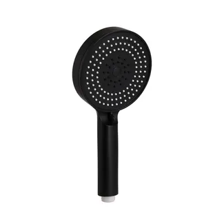 Лійка для ручного душу Rucni, d130 мм, Matt Black округла QTRUC125BLM45951 Qtap, фото 1