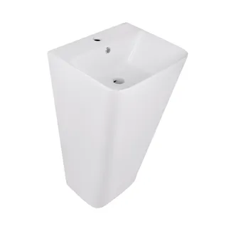 Раковина-моноблок підлогова Tern 440x380x830 мм, White, без донного клапана QT1711G302WN Qtap, фото 1