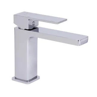 Змішувач для раковини низький Gemini, Chrome (k35) QTGEM270CRM45673 Qtap, фото 1