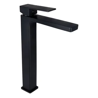 Змішувач для раковини високий Gemini, Matt Black (k35) QTGEM269BLM45678 Qtap, фото 1