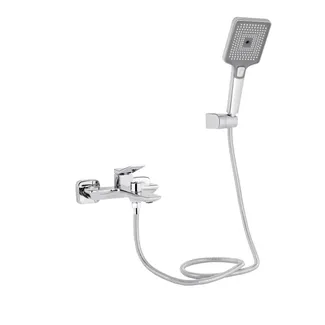Змішувач для ванни Presto, Chrome (k35) з душовим гарнітуром QTPRE259CRM45574 Qtap, фото 1
