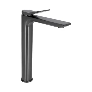 Змішувач для раковини високий Presto, Gunmetal Black (k35) QTPRE269GRP45582 Qtap, фото 1