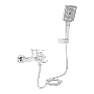 Змішувач для ванни Aries, Chrome (k35) з душовим гарнітуром QTARI259CRM45559 Qtap, фото 1
