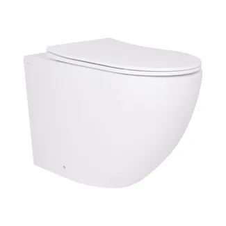 Унітаз підвісний Robin Ultra Quiet 520x365x365 мм, White, з сидінням Slim Duroplast/ Soft-close/ Quick Release QT13332381AW Qtap, фото 1