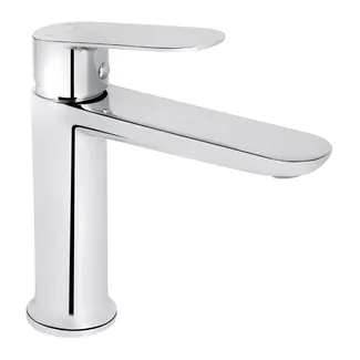 Змішувач для раковини низький Evia, Chrome (k30) QTEVI2701CRM47576 Qtap, фото 1