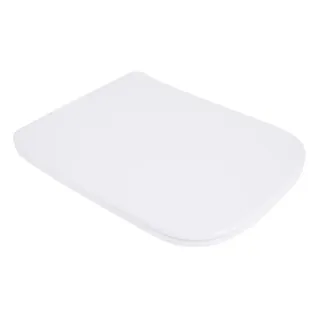 Сидіння для унітаза (Tern 490,520,610) 435x344x50 мм, White, з мікроліфтом, Slim Duroplast, Quick Release QTSC179W47353 Qtap, фото 1