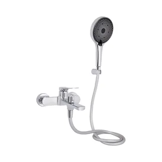 Змішувач для ванни Slavonice, Chrome (k35) з душовим гарнітуром QTSLV259CRM48034 Qtap, фото 1