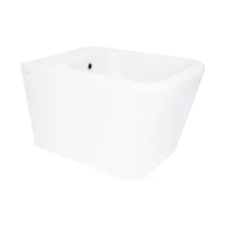 Біде підвісне Crow 485х340х290 мм White QT05555371W Qtap, фото 1