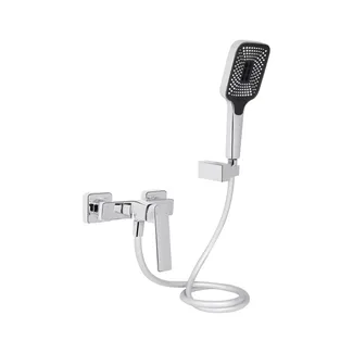Змішувач для душу Capricorn, Chrome (k35) з душовим гарнітуром QTCAP4060102C48221 Qtap, фото 1