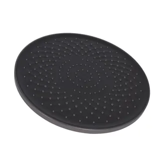 Стельова лійка (250х54х250) для душової системи Vlasta New Gunmetal Black PVD QTVLA25054250GMB49647 Qtap, фото 1
