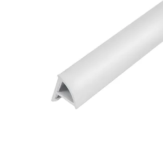 Декоративна планка WATER COVER WHI60101401, довжина 1 м, ширина 14 мм, біла, для піддону і ванни, без з'єднання і накладки Qtap, фото 1