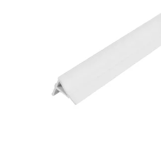 Декоративна планка WATER COVER WHI60101803, довжина 1 м, ширина 18 мм, біла, для піддону і ванни, без з'єднання і накладки Qtap, фото 1