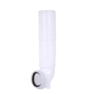 Кутова трубка змиву 82х74х262 мм White для інсталяції Standard QTSTD167W49807 Qtap, фото 1