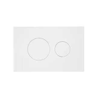 Клавіша змиву Standard 152x236x28 мм, White, кругла QTSTD164W49468 Qtap, фото 1