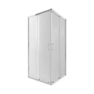Душова кабіна Taurus CRM1099SC6, 90х90 см, квадратна, скло 6 мм Clear, CalcLess, розсувна, без піддону Qtap, фото 1